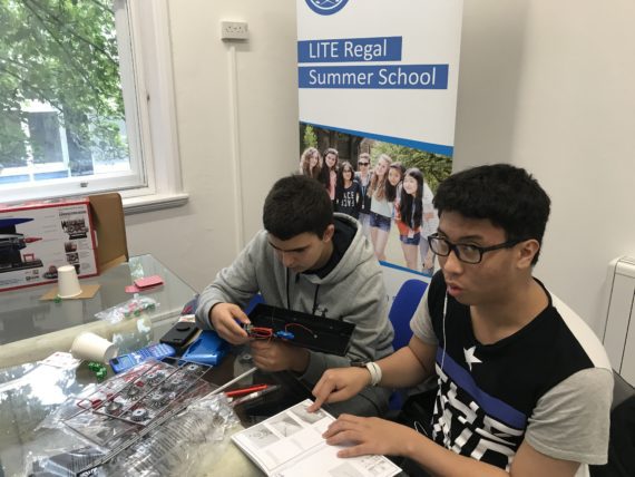Lite Regal Students in Engineering Workshop - Best Summer School in the UK