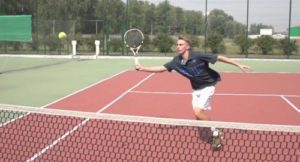 summer school Cambridge student playing tennis