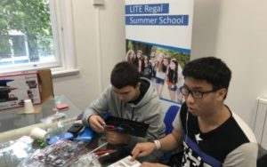 Lite Regal Students in Engineering Workshop - Best Summer School in the UK